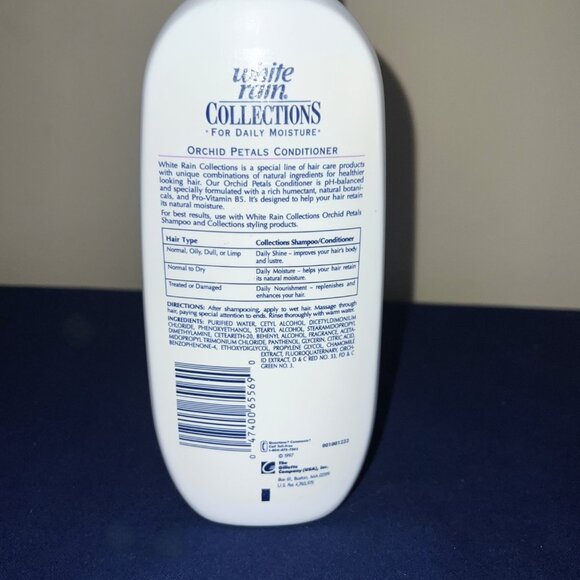 NEW 1997 White Rain Collections Exotics ORCHID Petals Conditioner Vtg Prop - Picture 3 of 4